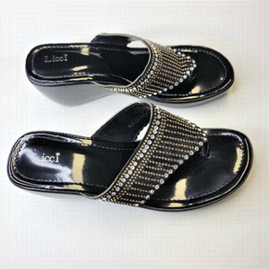 Womens Heels Size 6 Wedges Sequin Heels Sandals- NEW